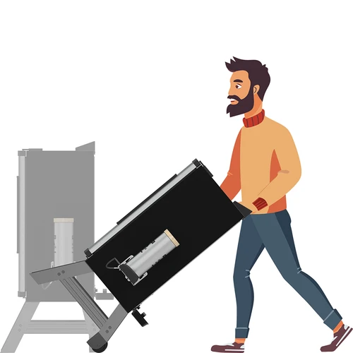 Elektrická udírna dragON s mobilní základnou a čisticím prostředkem - 34