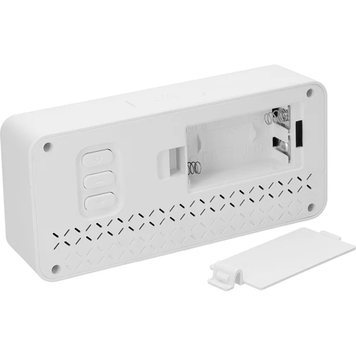 Elektronická meteostanice Soens - bílá, s hodinami a kalendářem - 5