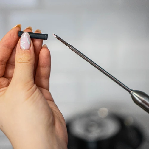 Elektronický kuchyňský teploměr (-40°C do +300°C) z oceli - 5