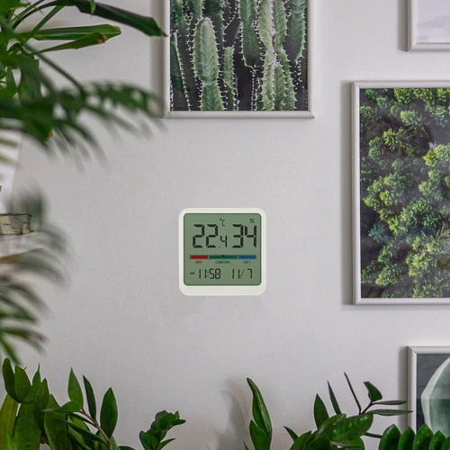 Elektronický pokojový teploměr, bílý - 14