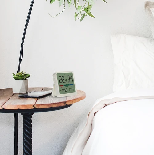 Elektronický pokojový teploměr, bílý - 13