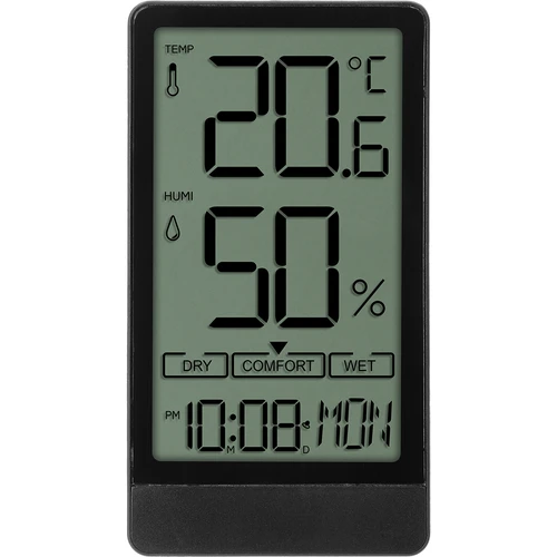 Elektronický pokojový teploměr značky Soens, černý - 2