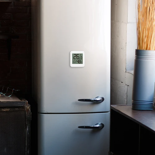 Elektronický teploměr s indikátorem komfortu, bílý - 12