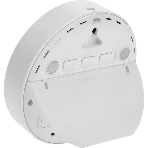 Elektronický teploměr značky Soens – kulatý, bílý, s bezdrátovým venkovním čidlem - 3