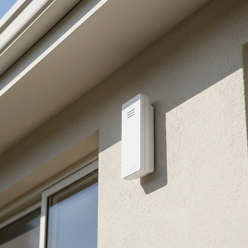 Elektronický teploměr značky Soens – kulatý, bílý, s bezdrátovým venkovním čidlem - 9