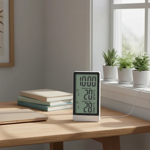 Elektronický teploměr značky Soens – se sondou, bílý - 7