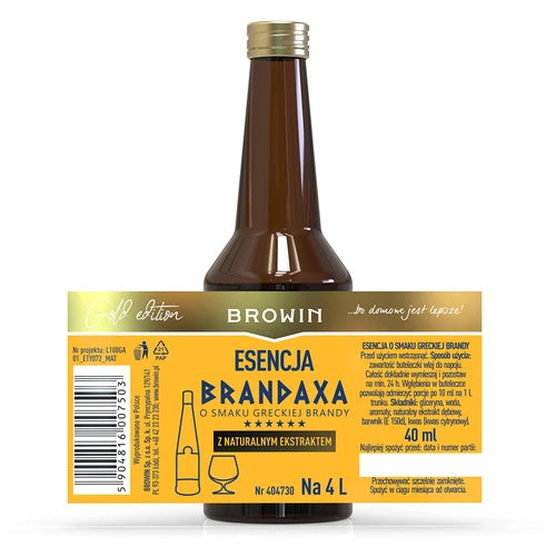 Esence Brandaxa s příchutí řecké brandy, 40 ml - 4