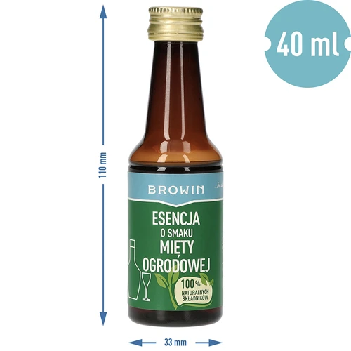 Esence s chutí zahradní máty, na 4 l, 40 ml - 6
