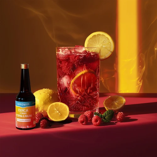 Esence s citronovo-malinovou příchutí - 40 ml, na 4L - 8