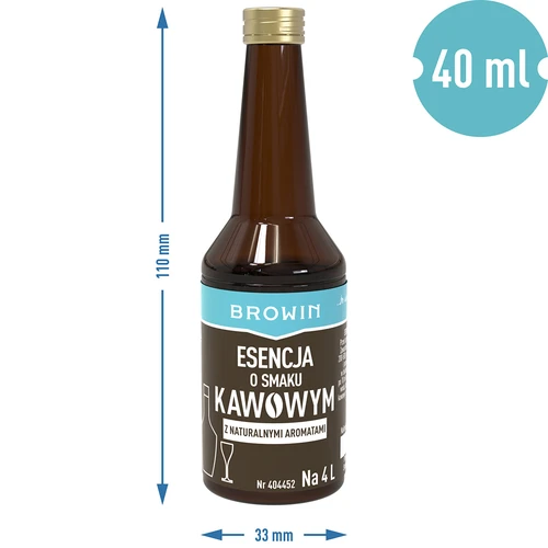 Esence s kávovou příchutí s přírodními aromaty na 4 L - 40 ml - 7