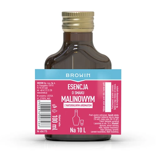 Esence s malinovou příchutí s přírodním aroma na 10 L - 100 ml - 4