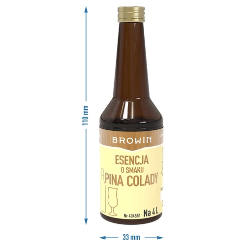 Esence s příchutí Pina Colady na 4 L - 40 ml - 8