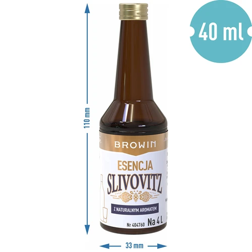 Esence s příchutí slivovice, na 4 L, 40 ml - 7
