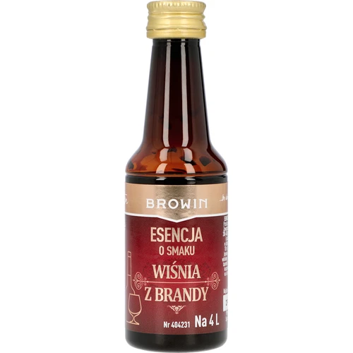 Esence s příchutí Třešeň s brandy, 40 ml - na 4 L