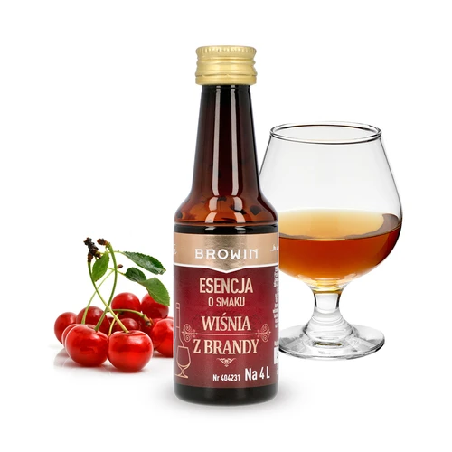Esence s příchutí Třešeň s brandy, 40 ml - na 4 L - 3