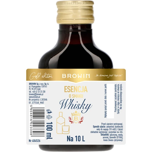 Esence s příchutí whisky na 10 L, 100 ml - 4