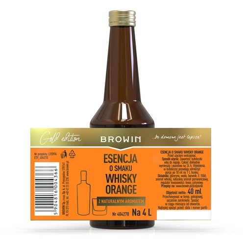 Esence s příchutí Whisky Orange na 4 L - 40 ml - 6