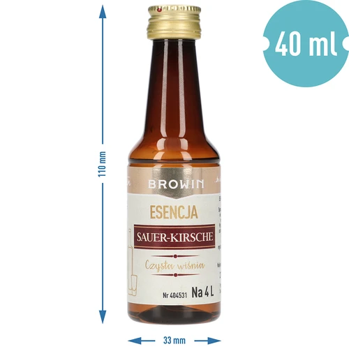 Esence Sauer-Kirsche - Čistá Višeň, 40 ml, na 4 l - 8
