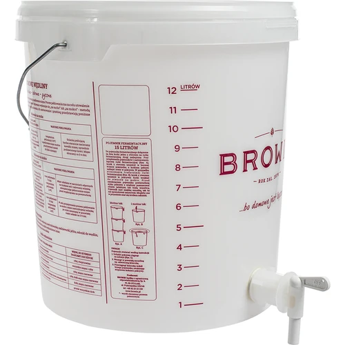 Fermentační nádoba 15 L s víkem a kohoutkem - 5