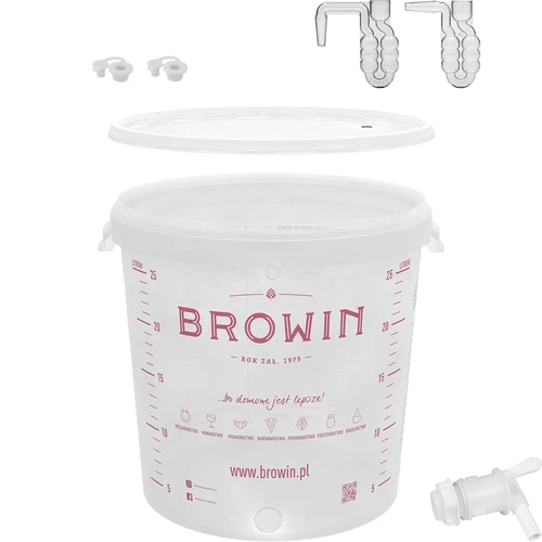 Fermentační nádoba 30 L s víkem a kohoutkem - typ A