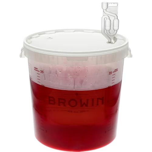 Fermentační nádoba 30L s potiskem a 3 trubičkami - 5