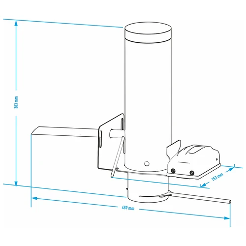 Generátor kouře dragON JET 2 LONG s popelníkem - 10