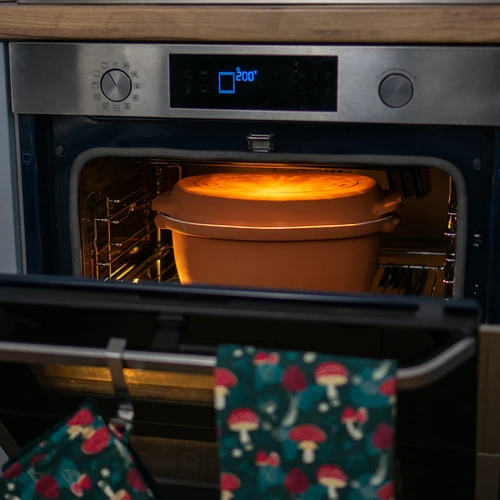 Glazovaný římský hrnec 4,5 L (meandry) - 18