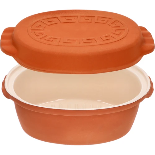 Glazovaný římský hrnec 4,5 L (meandry) - 3