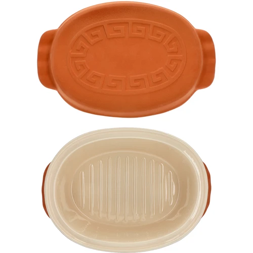 Glazovaný římský hrnec 4,5 L (meandry) - 8