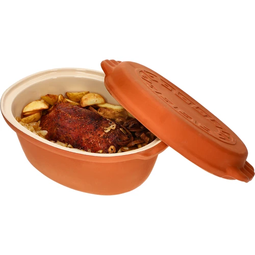 Glazovaný římský hrnec 4,5 L (meandry) - 10