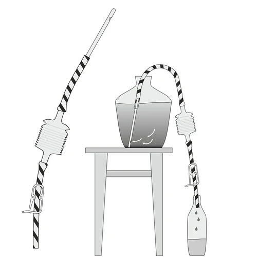 Hadice na stáčení vína s pumpičkou - 7