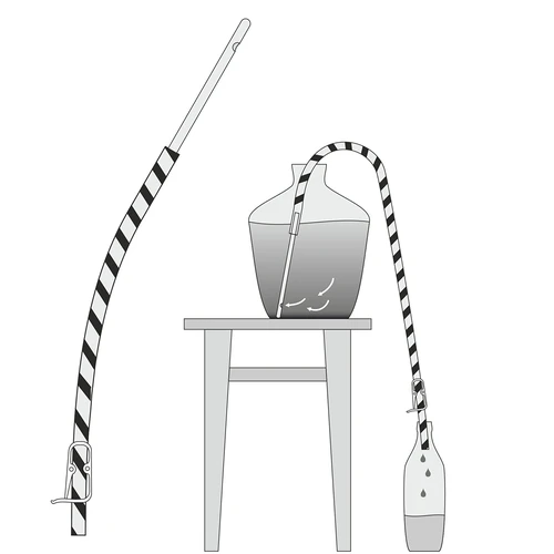 Hadice na stáčení vína se svorkou - 7