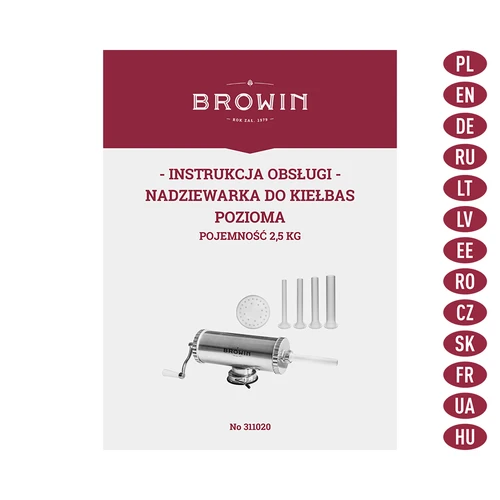 Horizontální plnička 2,5 kg se silikonovým pístem - 9