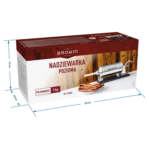 Horizontální plnička na klobásy 3 kg - 12