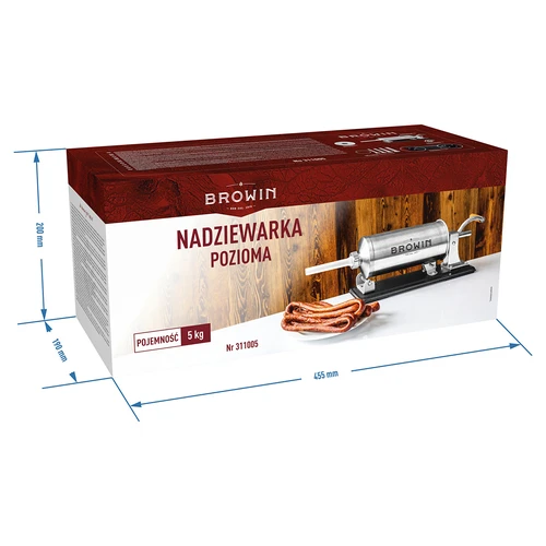 Horizontální plnička na klobásy 5 kg - 11