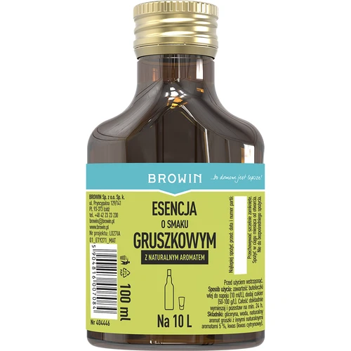 Hrušková esence – hruškový likér, ochucovací esence 100 ml