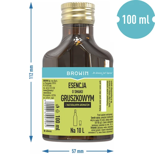 Hrušková esence – hruškový likér, ochucovací esence 100 ml - 5