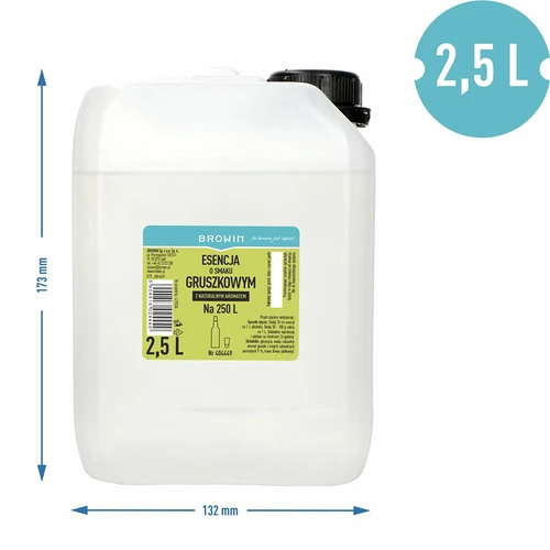Hrušková esence s přírodním aromatem, 2,5 l - 3