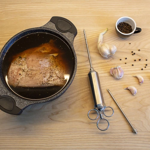 Injektor z nerezové oceli 60 ml + 2 jehly - 13