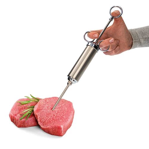 Injektor z nerezové oceli 60 ml + 2 jehly - 8