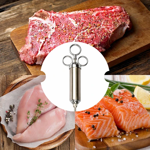 Injektor z nerezové oceli 60 ml + 2 jehly - 10