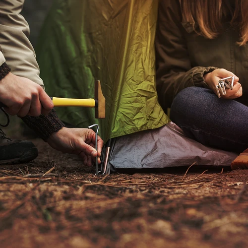 Jednoduché kolíky do stanu - 10 ks - 7