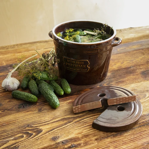 Kámen na závaží do sudů, kameninový, fi 15 cm - 8