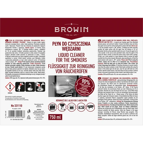 Kapalina na čištění udíren, trub, grilů, sporáků, ohnišť - 6