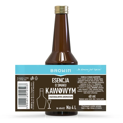 Kávová esence s přírodními aromaty na 4 l – 40 ml - 4