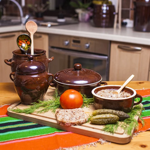 Keramika - hrnec 0,5 L na sádlo bez poklice - 2