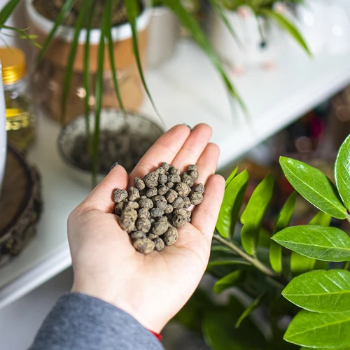 Keramzit pro pokojové rostliny, zahradnictví a lesy ve skle, 4-10 mm, 1L - 11