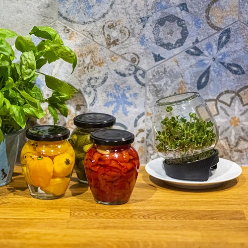 Klíčidlo ve sklenici Twist-off s semeny ředkvičky - 14