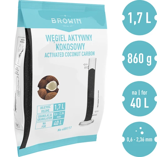 Kokosové aktivní uhlí 0,86 kg - 2