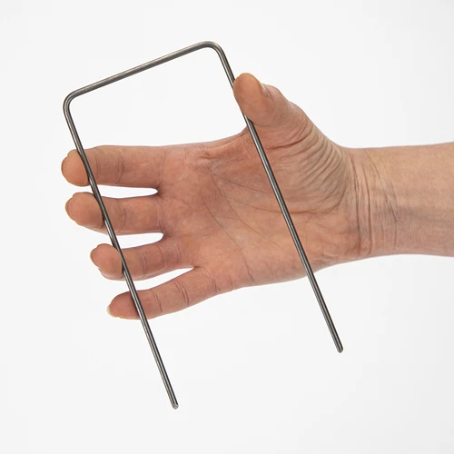 Kolíky pro agrofólii typu U nerezové - 100 ks. - 6